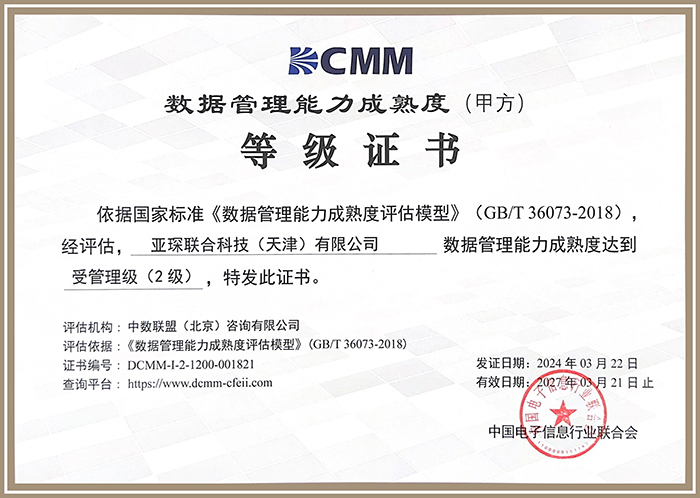 数据管理能力成熟度